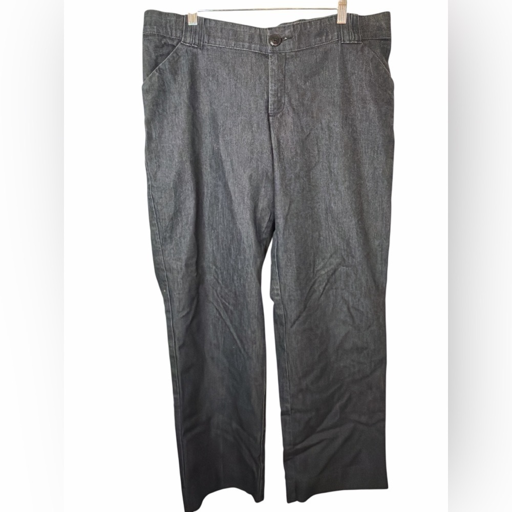 Lee No-Gap Waistband Blue Denim Straight Leg Pants